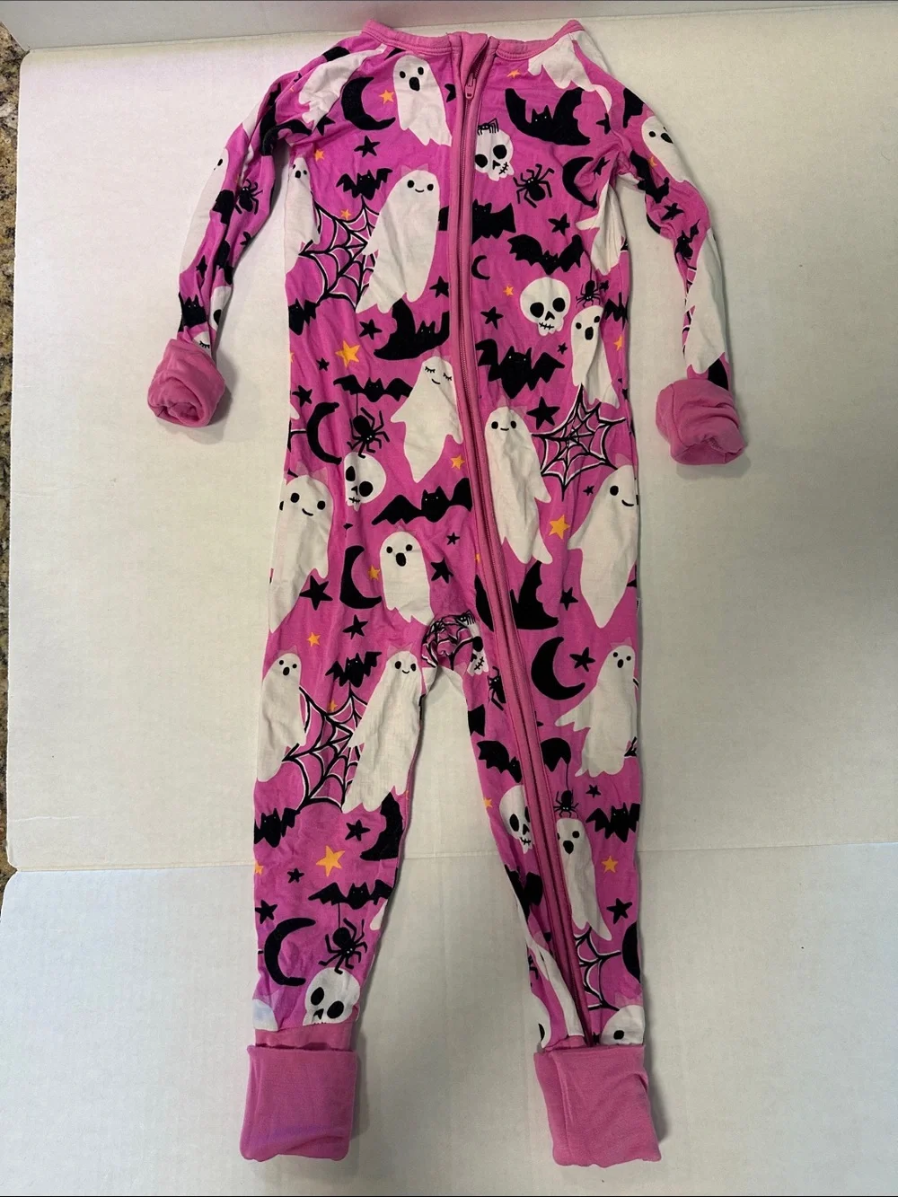 Little Sleepies Frightful Friends Glow in The Dark Zippy Halloween Ghost 2